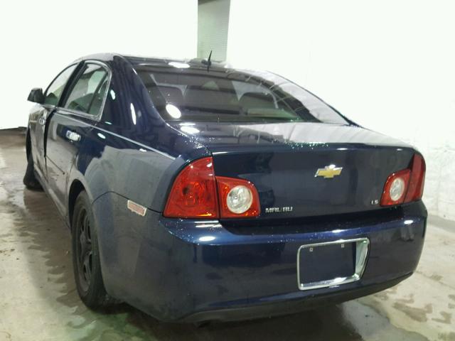 1G1ZG57B79F154392 - 2009 CHEVROLET MALIBU LS BLUE photo 3