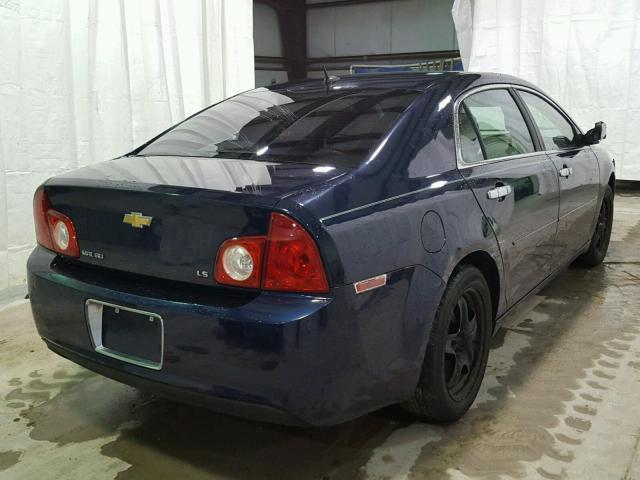 1G1ZG57B79F154392 - 2009 CHEVROLET MALIBU LS ლურჯი ფოტო 4