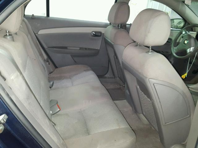 1G1ZG57B79F154392 - 2009 CHEVROLET MALIBU LS ლურჯი ფოტო 6