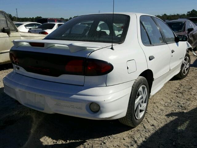 1G2JB52FX27240443 - 2002 PONTIAC SUNFIRE SE WHITE photo 4