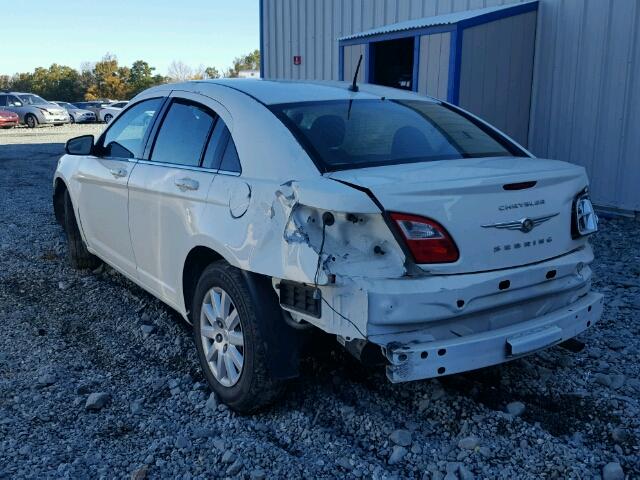 1C3CC4FB4AN173582 - 2010 CHRYSLER SEBRING TO WHITE photo 3