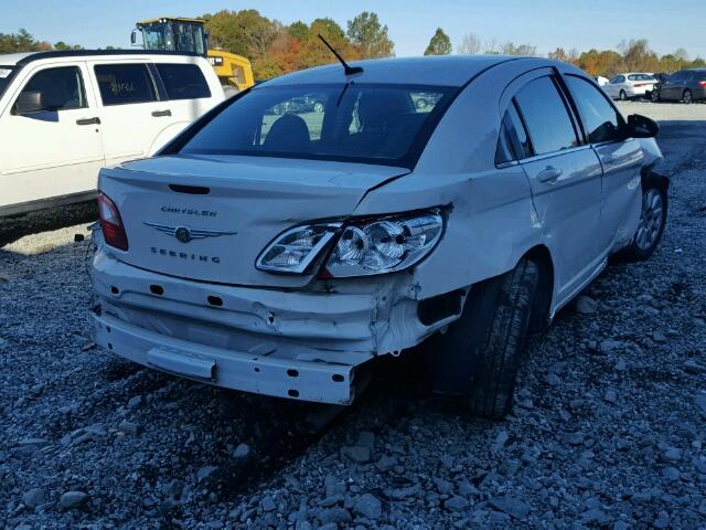 1C3CC4FB4AN173582 - 2010 CHRYSLER SEBRING TO WHITE photo 4