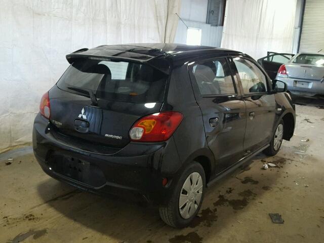 ML32A3HJ4EH013804 - 2014 MITSUBISHI MIRAGE DE BLACK photo 4