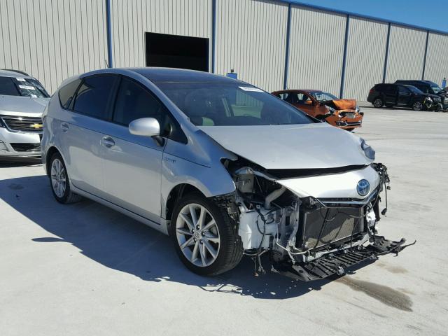 JTDZN3EUXC3163344 - 2012 TOYOTA PRIUS V SILVER photo 1