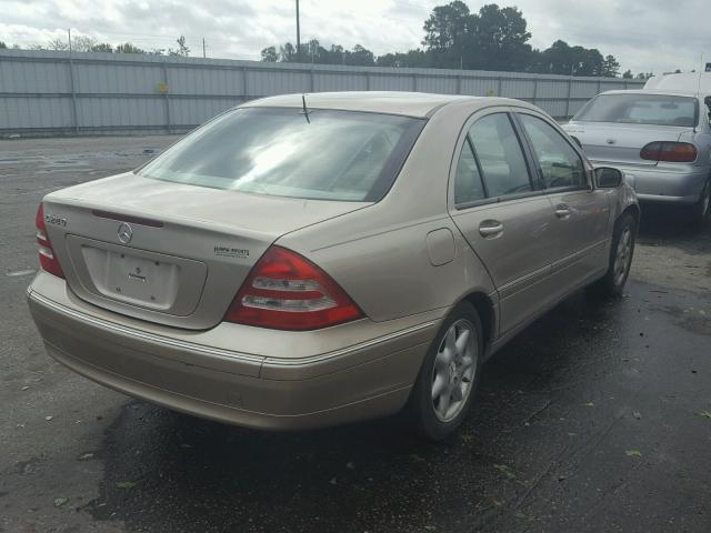 WDBRF61J72E008715 - 2002 MERCEDES-BENZ C 240 GOLD photo 4