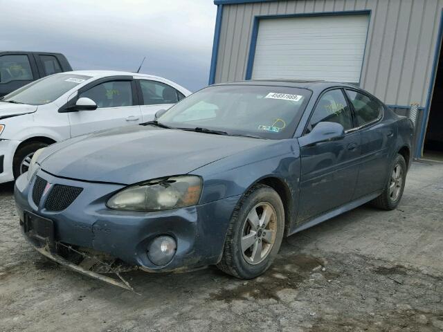 2G2WP552861182626 - 2006 PONTIAC GRAND PRIX Бірюзовий фото 2