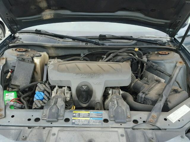 2G2WP552861182626 - 2006 PONTIAC GRAND PRIX Бірюзовий фото 7