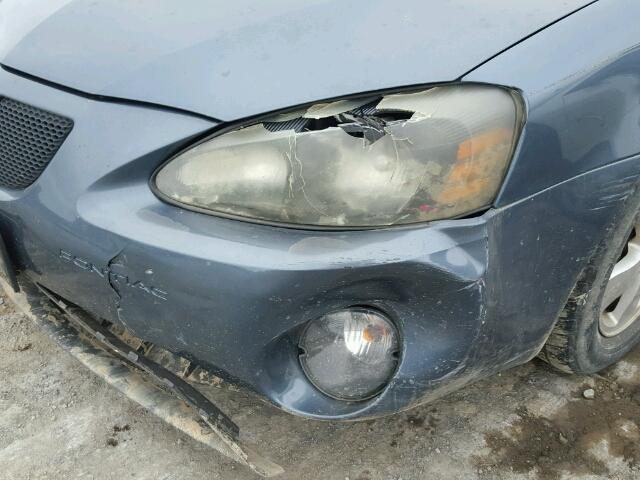 2G2WP552861182626 - 2006 PONTIAC GRAND PRIX Бірюзовий фото 9