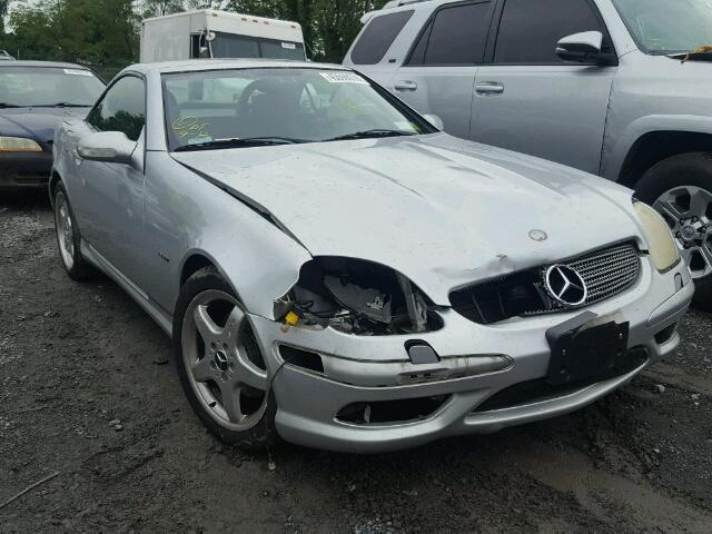 WDBKK65F73F272421 - 2003 MERCEDES-BENZ SLK 320 SILVER photo 1