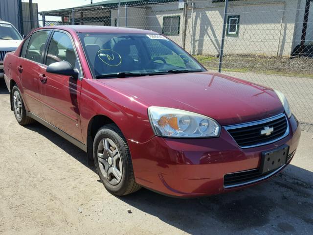 1G1ZS57F37F131786 - 2007 CHEVROLET MALIBU LS MAROON photo 1