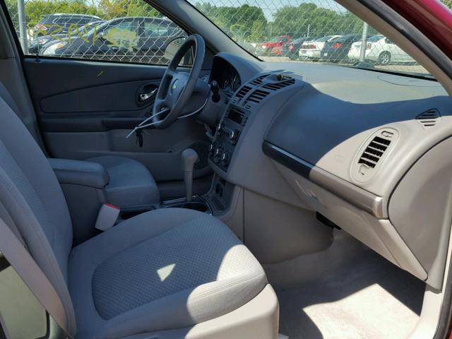 1G1ZS57F37F131786 - 2007 CHEVROLET MALIBU LS MAROON photo 5