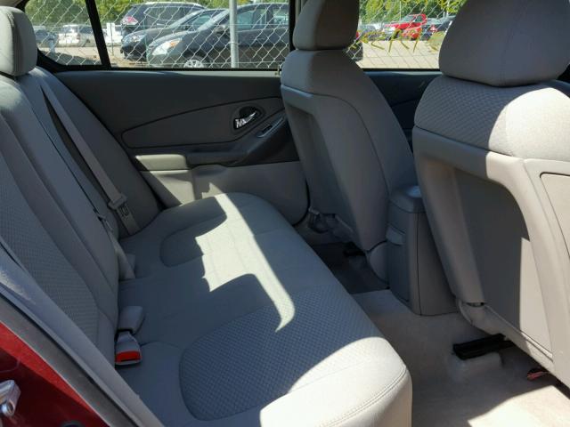 1G1ZS57F37F131786 - 2007 CHEVROLET MALIBU LS MAROON photo 6