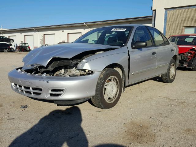 1G1JF524427242390 - 2002 CHEVROLET CAVALIER L SILVER photo 2