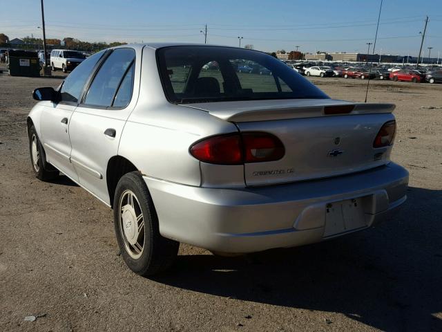 1G1JF524427242390 - 2002 CHEVROLET CAVALIER L SILVER photo 3