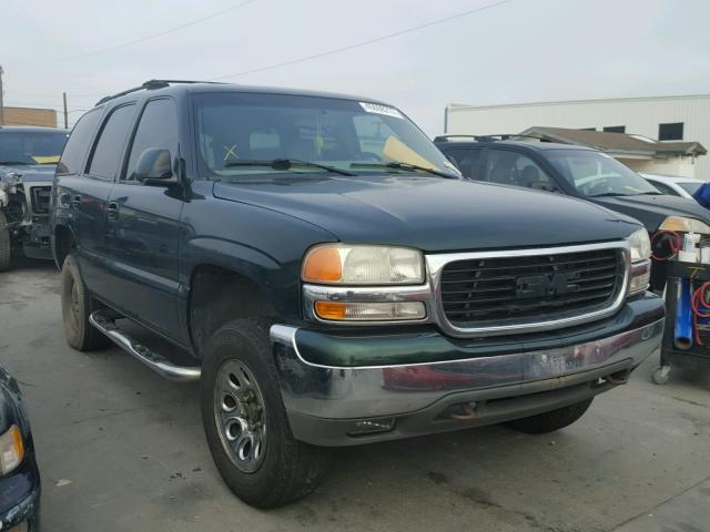 1GKEK13T51J124745 - 2001 GMC YUKON GREEN photo 1