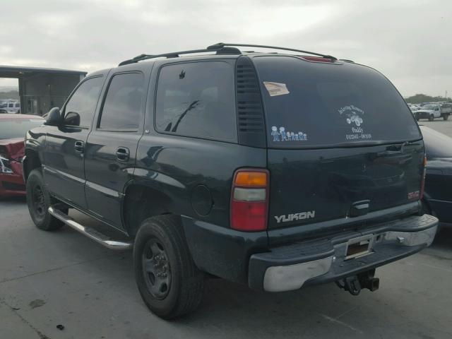 1GKEK13T51J124745 - 2001 GMC YUKON GREEN photo 3