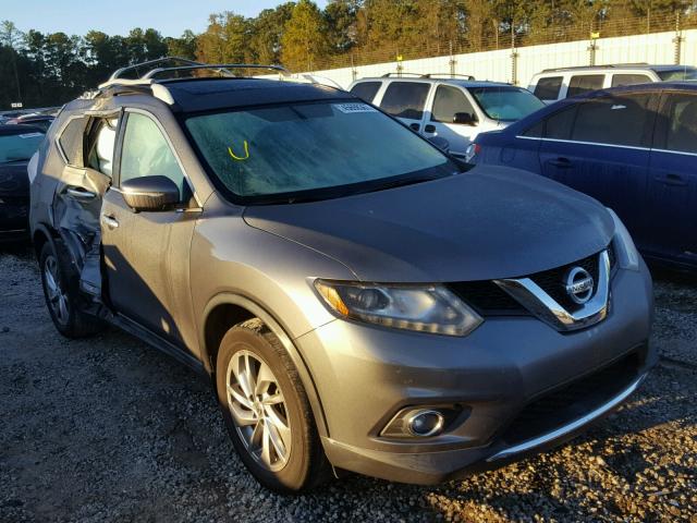 5N1AT2MT8FC771109 - 2015 NISSAN ROGUE S GRAY photo 1