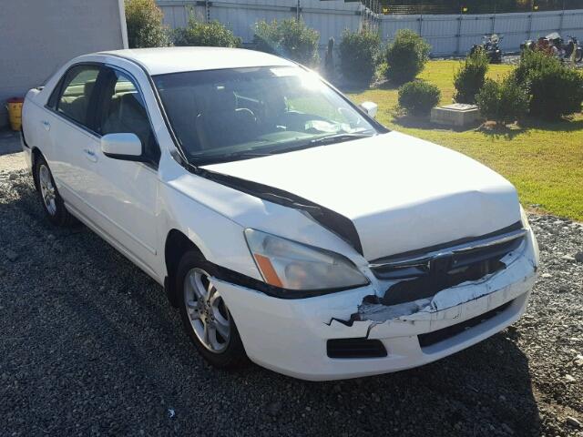 1HGCM56346A006274 - 2006 HONDA ACCORD SE WHITE photo 1