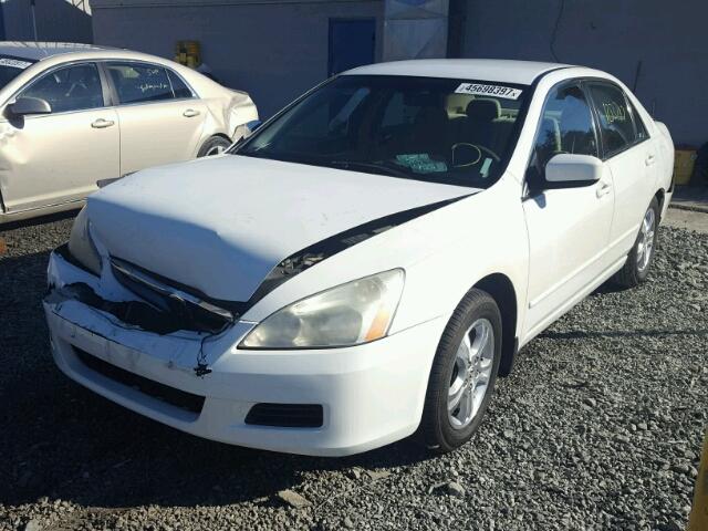 1HGCM56346A006274 - 2006 HONDA ACCORD SE WHITE photo 2