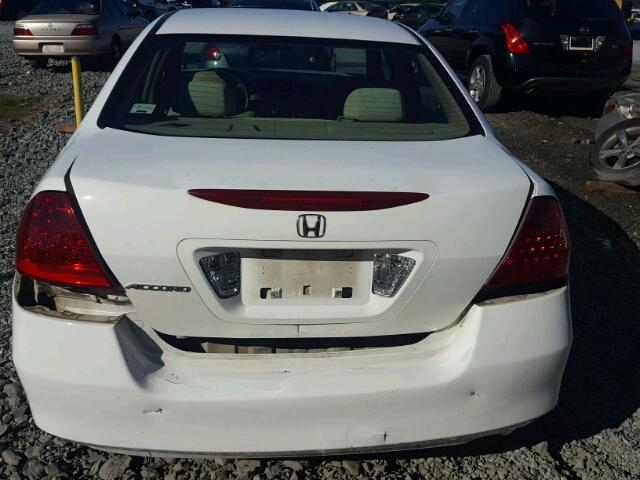 1HGCM56346A006274 - 2006 HONDA ACCORD SE WHITE photo 9