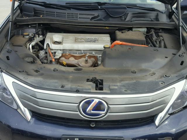 JTHBB1BA9A2029208 - 2010 LEXUS HS 250H BLUE photo 7