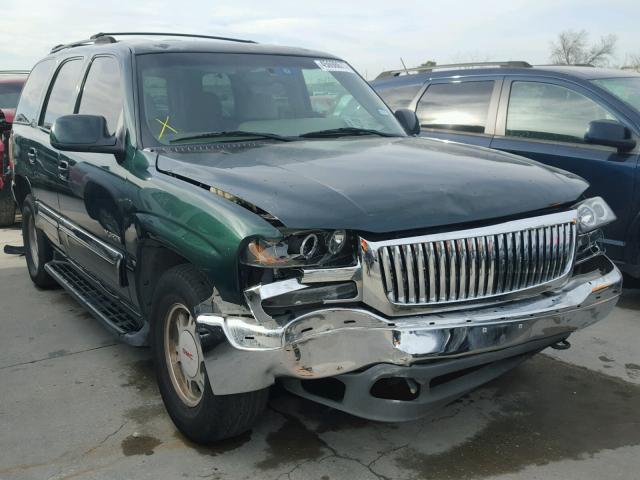 1GKEC13T01J184834 - 2001 GMC YUKON GREEN photo 1