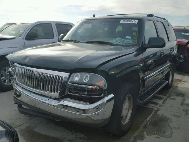 1GKEC13T01J184834 - 2001 GMC YUKON GREEN photo 2