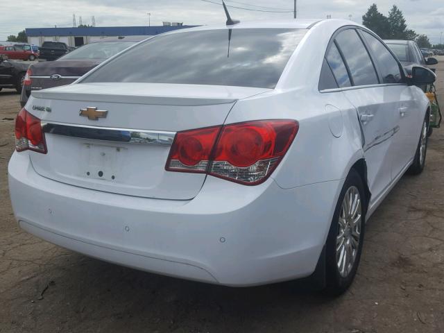 1G1PJ5SCXC7216345 - 2012 CHEVROLET CRUZE ECO WHITE photo 4