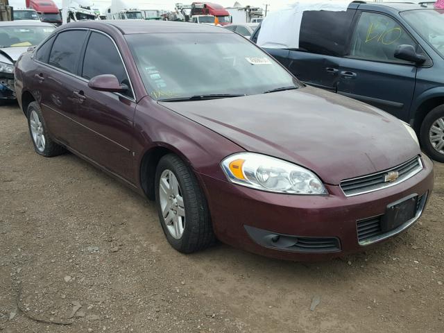 2G1WC58R379236751 - 2007 CHEVROLET IMPALA BURGUNDY photo 1