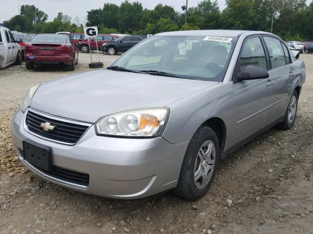 1G1ZS57F57F264114 - 2007 CHEVROLET MALIBU LS ვერცხლისფერი ფოტო 2