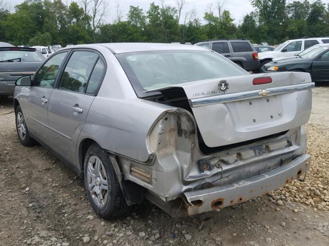 1G1ZS57F57F264114 - 2007 CHEVROLET MALIBU LS ვერცხლისფერი ფოტო 3