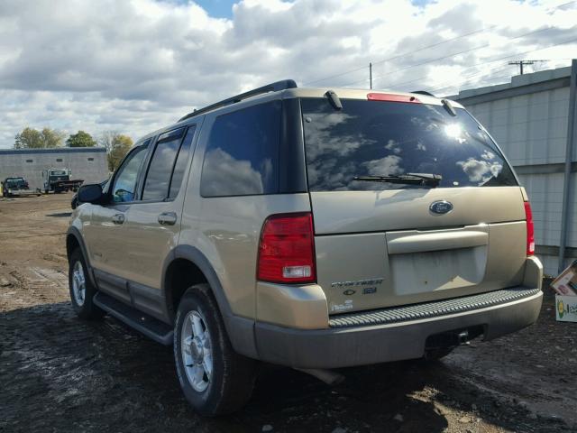 1FMZU73E12UC20833 - 2002 FORD EXPLORER X GOLD photo 3