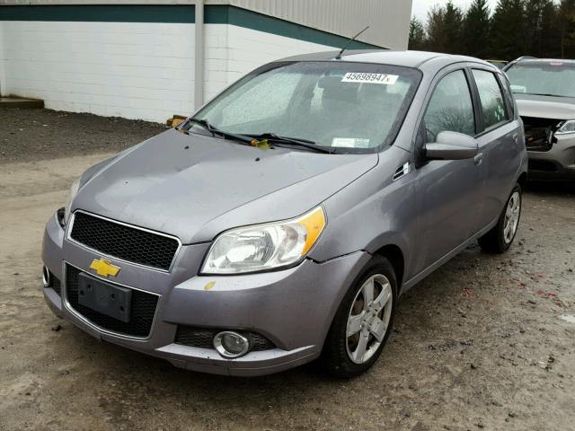 KL1TG6DE5BB189793 - 2011 CHEVROLET AVEO LT GRAY photo 2