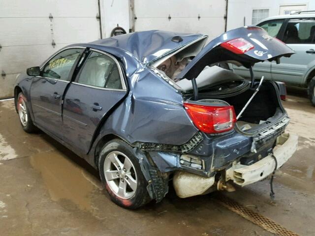 1G11B5SA3DF284754 - 2013 CHEVROLET MALIBU LS BLUE photo 3