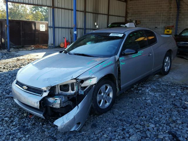 2G1WJ15N479205508 - 2007 CHEVROLET MONTE CARL SILVER photo 2