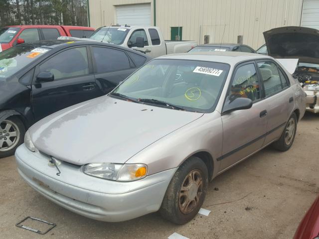 1Y1SK5486YZ432336 - 2000 CHEVROLET GEO PRIZM GRAY photo 2