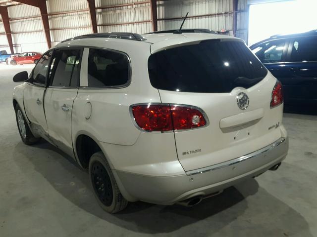 5GAKRBED7BJ346700 - 2011 BUICK ENCLAVE CX WHITE photo 3