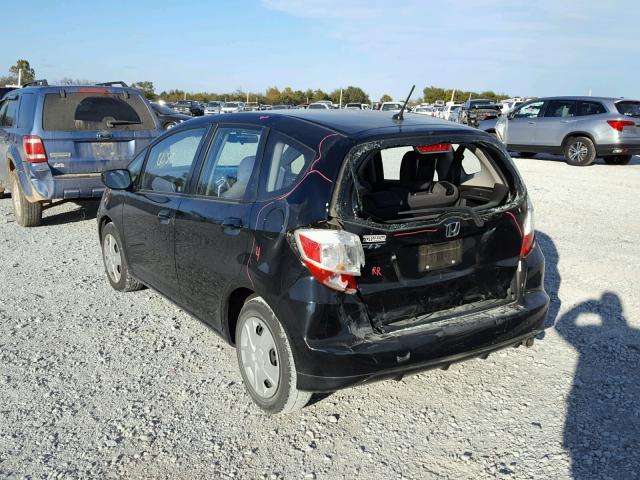 JHMGE8H38DC048698 - 2013 HONDA FIT BLACK photo 3