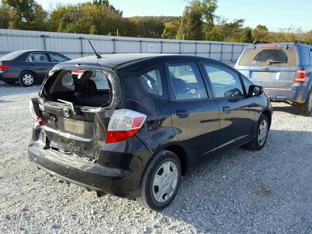 JHMGE8H38DC048698 - 2013 HONDA FIT BLACK photo 4