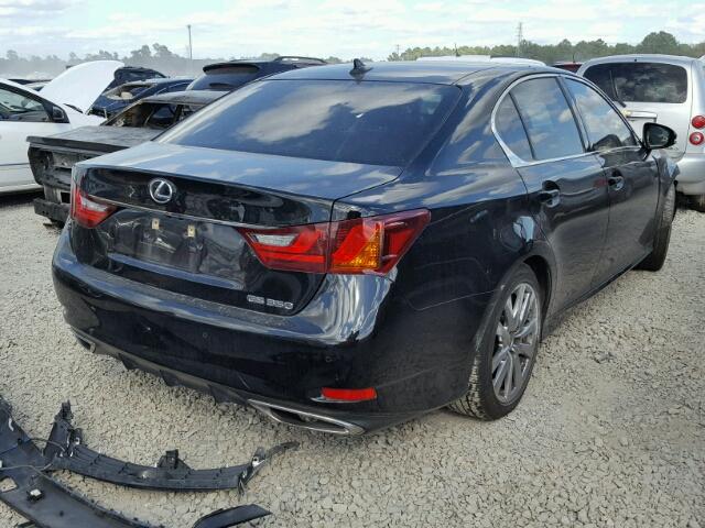 JTHBE1BL5E5029705 - 2014 LEXUS GS 350 BLACK photo 4