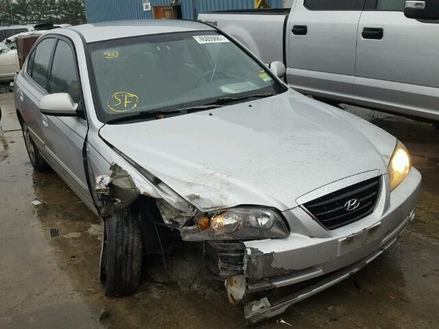 KMHDN46D84U909571 - 2004 HYUNDAI ELANTRA GL SILVER photo 1