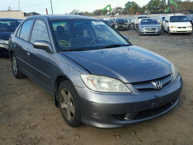 2HGES26774H503849 - 2004 HONDA CIVIC EX ვერცხლისფერი ფოტო 1