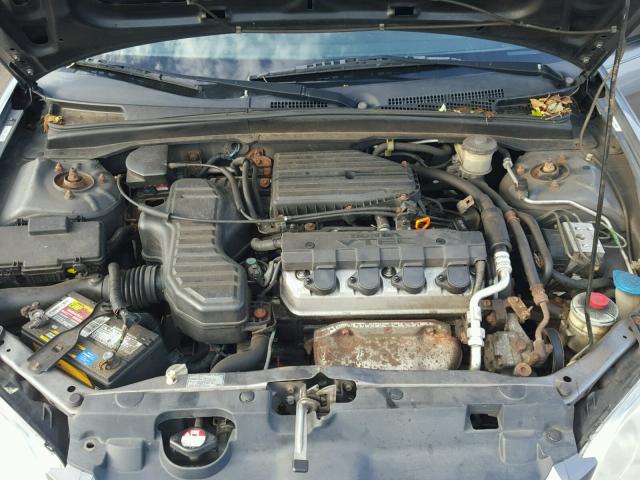 2HGES26774H503849 - 2004 HONDA CIVIC EX ვერცხლისფერი ფოტო 7