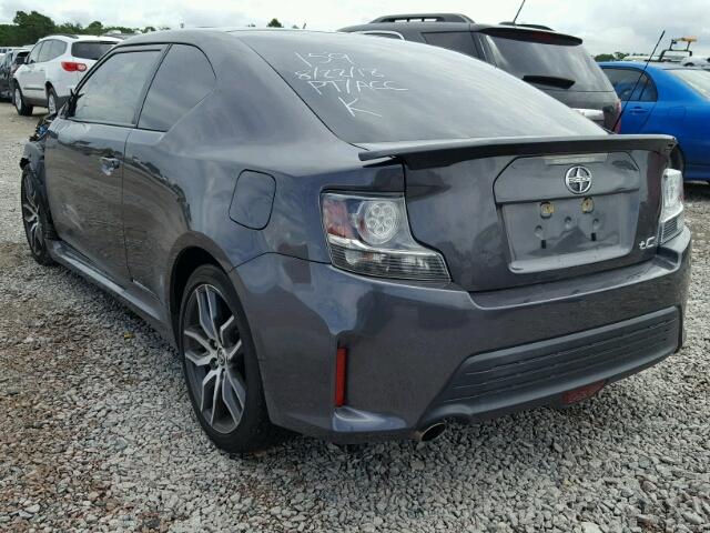 JTKJF5C70FJ011603 - 2015 TOYOTA SCION TC 灰色 照片 3