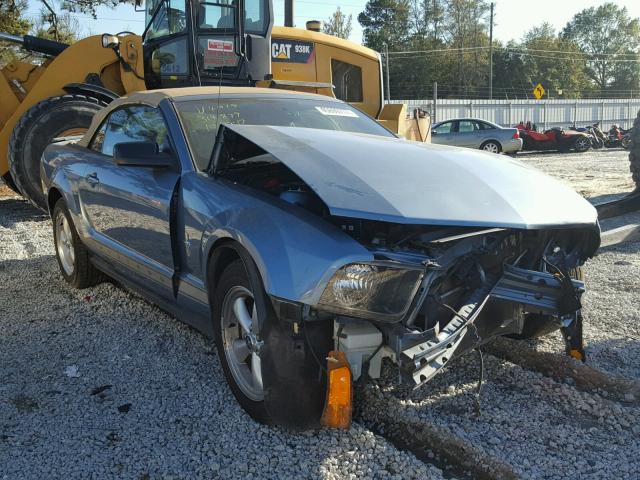 1ZVHT84NX75314019 - 2007 FORD MUSTANG BLUE photo 1