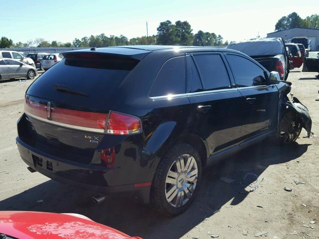 2LMDU88C38BJ35857 - 2008 LINCOLN MKX BLACK photo 4