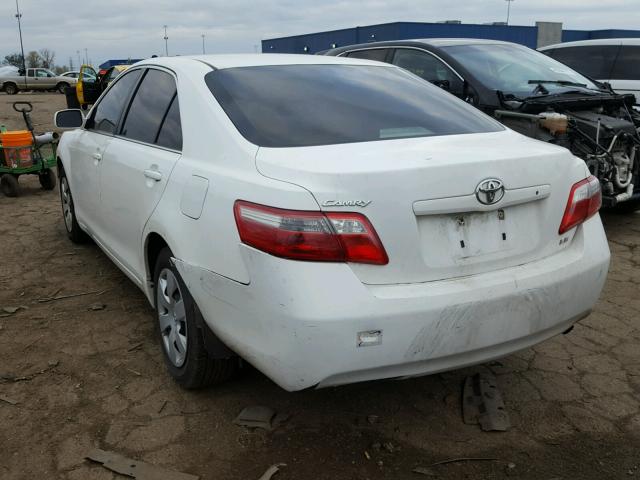 4T1BE46K27U572289 - 2007 TOYOTA CAMRY NEW WHITE photo 3