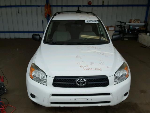 JTMZD33V786076506 - 2008 TOYOTA RAV4 WHITE photo 9