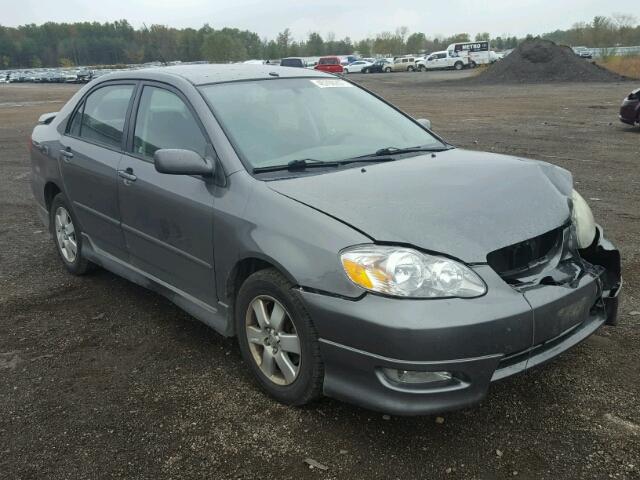 2T1BR32E37C797577 - 2007 TOYOTA COROLLA CE GRAY photo 1