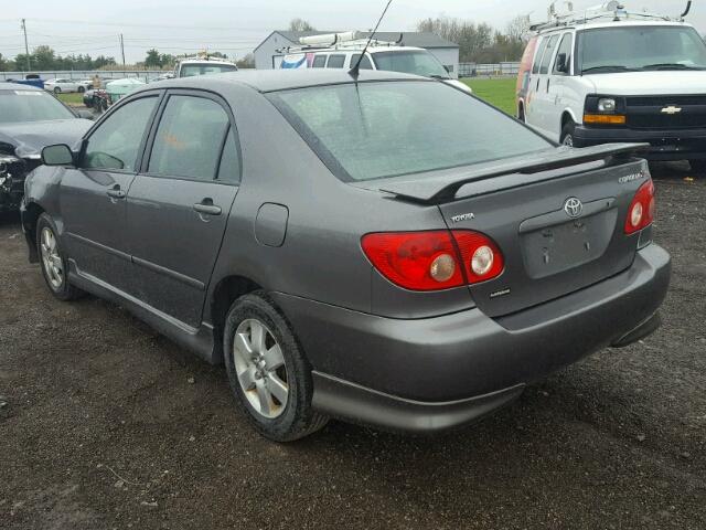 2T1BR32E37C797577 - 2007 TOYOTA COROLLA CE GRAY photo 3